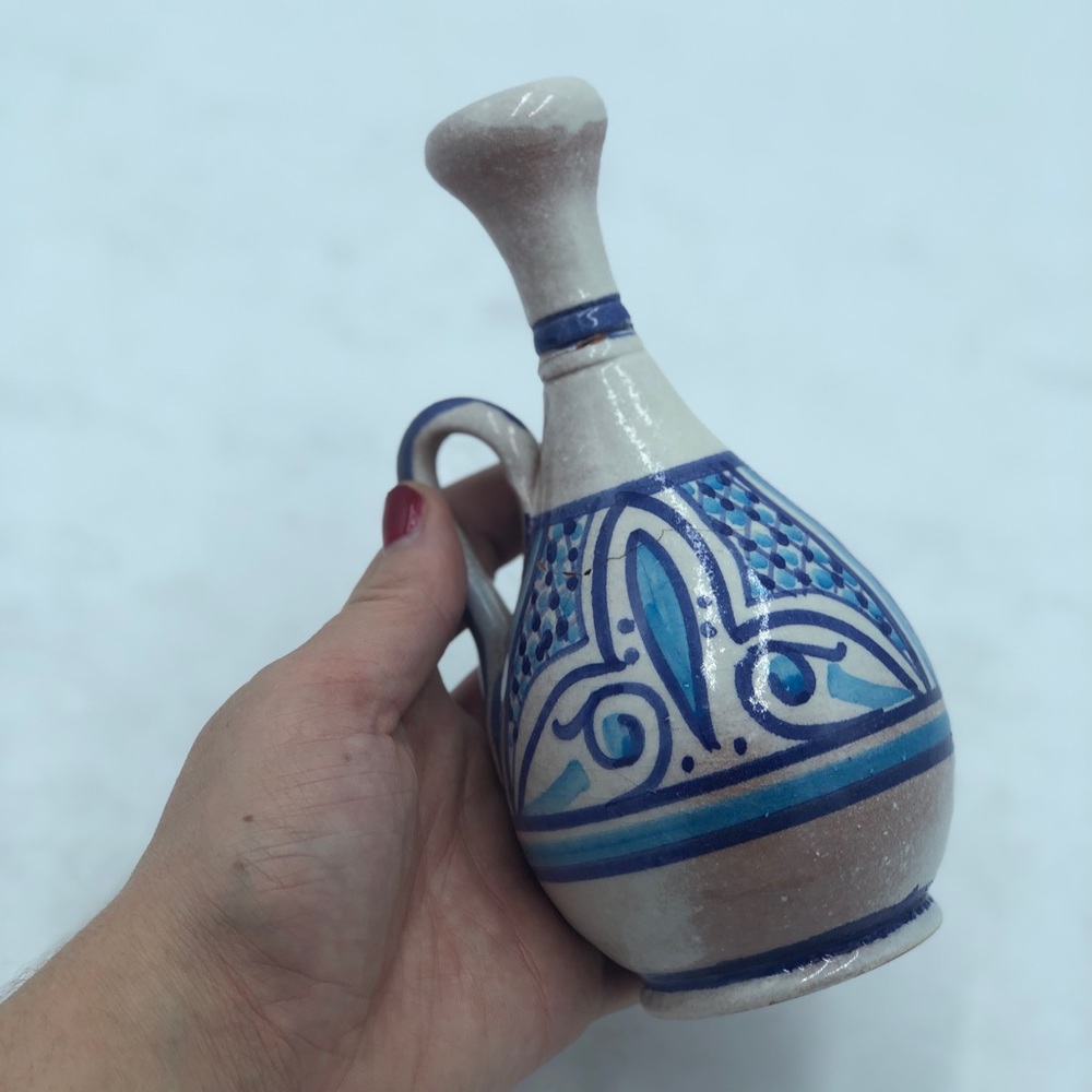 Mexican Hand-painted Vase